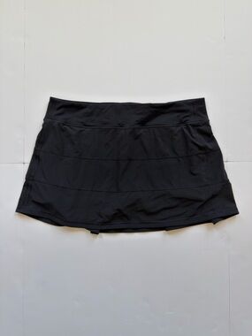 lululemon athletica Black Athletic Skort with Interior Tag